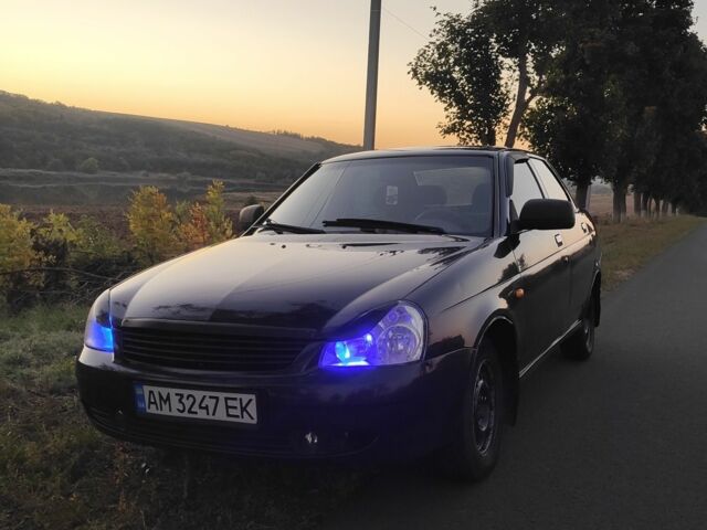 Черный ВАЗ 2170 Priora, объемом двигателя 1.6 л и пробегом 240 тыс. км за 1606 $, фото 1 на Automoto.ua