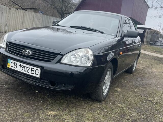 Черный ВАЗ 2170 Priora, объемом двигателя 1.6 л и пробегом 182 тыс. км за 2300 $, фото 1 на Automoto.ua