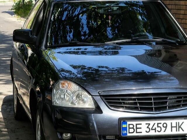 Чорний ВАЗ 2170 Priora, об'ємом двигуна 1.6 л та пробігом 242 тис. км за 1906 $, фото 1 на Automoto.ua