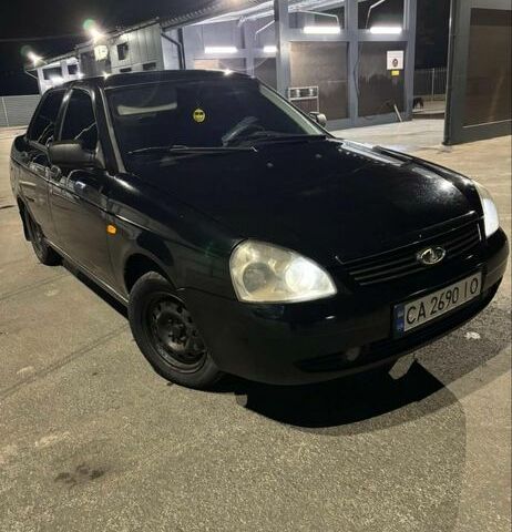 Чорний ВАЗ 2170 Priora, об'ємом двигуна 1.6 л та пробігом 150 тис. км за 2200 $, фото 1 на Automoto.ua