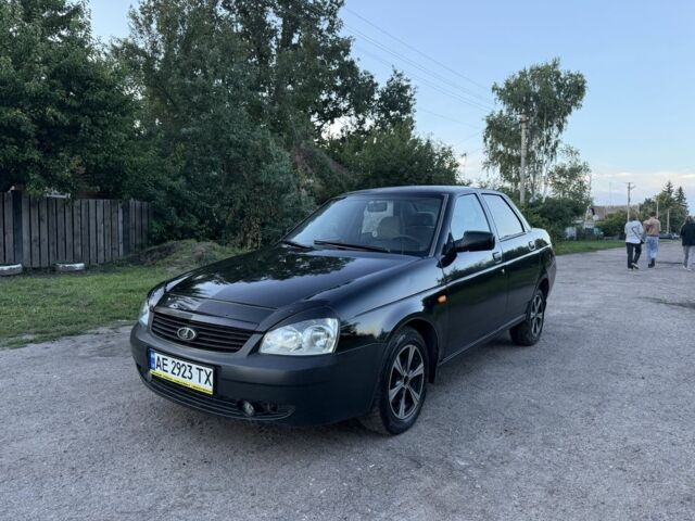 Черный ВАЗ 2170 Priora, объемом двигателя 1.6 л и пробегом 230 тыс. км за 1750 $, фото 1 на Automoto.ua