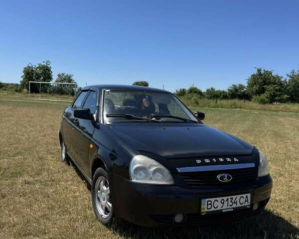 Черный ВАЗ 2170 Priora, объемом двигателя 1.6 л и пробегом 280 тыс. км за 1600 $, фото 1 на Automoto.ua