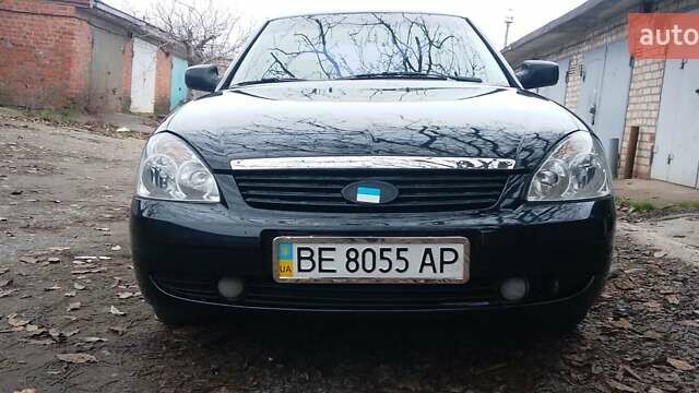 Черный ВАЗ 2170 Priora, объемом двигателя 1.6 л и пробегом 121 тыс. км за 3000 $, фото 1 на Automoto.ua