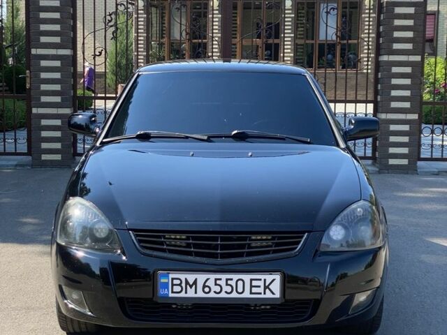 Черный ВАЗ 2170 Priora, объемом двигателя 1.6 л и пробегом 205 тыс. км за 4450 $, фото 1 на Automoto.ua