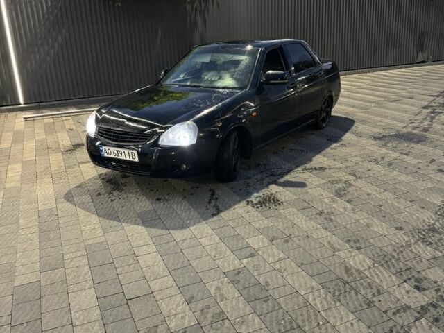 Чорний ВАЗ 2170 Priora, об'ємом двигуна 1.6 л та пробігом 200 тис. км за 1600 $, фото 1 на Automoto.ua