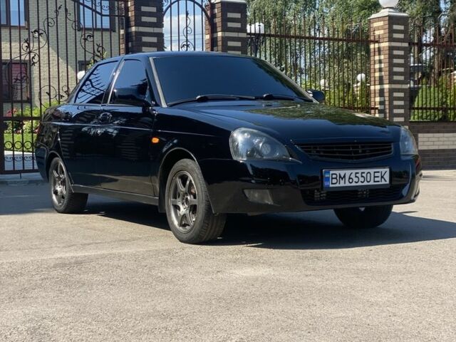 Черный ВАЗ 2170 Priora, объемом двигателя 1.6 л и пробегом 204 тыс. км за 4950 $, фото 1 на Automoto.ua