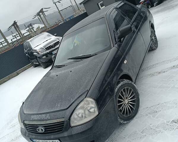 Чорний ВАЗ 2170 Priora, об'ємом двигуна 1.6 л та пробігом 217 тис. км за 1750 $, фото 1 на Automoto.ua