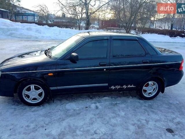Черный ВАЗ 2170 Priora, объемом двигателя 1.6 л и пробегом 100 тыс. км за 2500 $, фото 1 на Automoto.ua