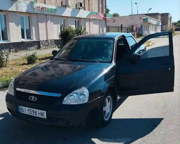 Черный ВАЗ 2170 Priora, объемом двигателя 1.6 л и пробегом 280 тыс. км за 938 $, фото 1 на Automoto.ua