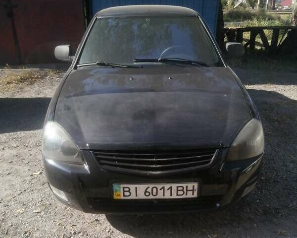 Чорний ВАЗ 2170 Priora, об'ємом двигуна 1.6 л та пробігом 214 тис. км за 1800 $, фото 1 на Automoto.ua