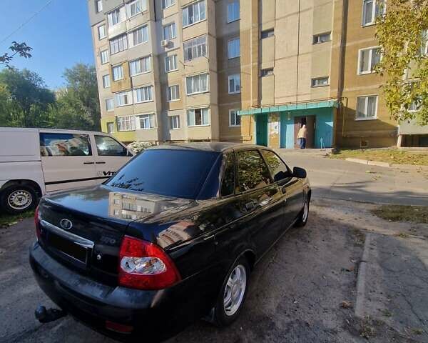 Черный ВАЗ 2170 Priora, объемом двигателя 1.6 л и пробегом 155 тыс. км за 2250 $, фото 1 на Automoto.ua