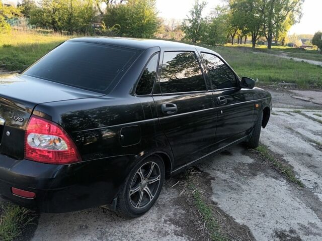 Черный ВАЗ 2170 Priora, объемом двигателя 1.6 л и пробегом 180 тыс. км за 2350 $, фото 1 на Automoto.ua