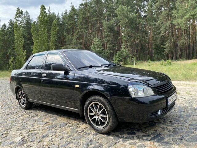 Черный ВАЗ 2170 Priora, объемом двигателя 1.6 л и пробегом 185 тыс. км за 2450 $, фото 1 на Automoto.ua