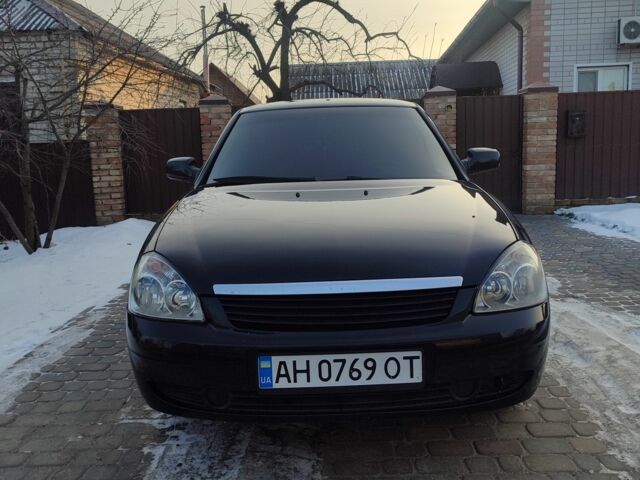 Черный ВАЗ 2170 Priora, объемом двигателя 1.6 л и пробегом 95 тыс. км за 3500 $, фото 1 на Automoto.ua