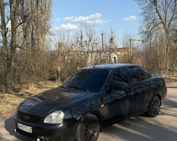 Черный ВАЗ 2170 Priora, объемом двигателя 1.6 л и пробегом 220 тыс. км за 1700 $, фото 1 на Automoto.ua