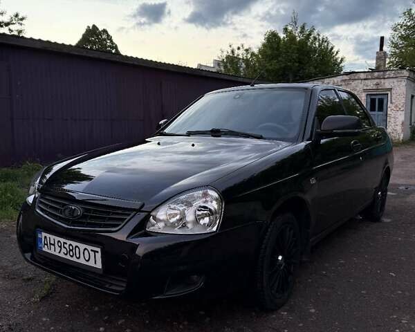 Черный ВАЗ 2170 Priora, объемом двигателя 1.6 л и пробегом 165 тыс. км за 4300 $, фото 1 на Automoto.ua