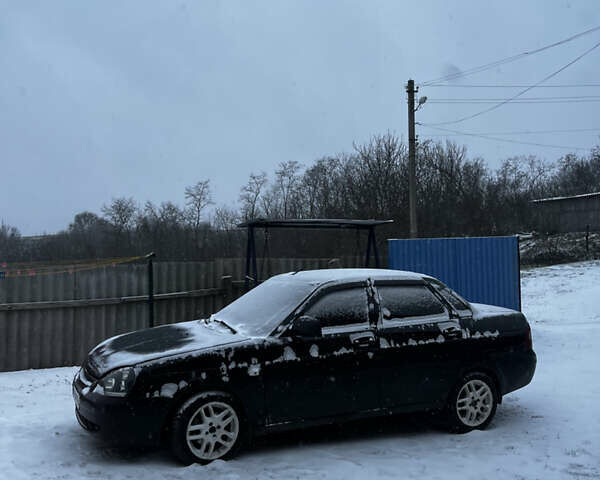 Черный ВАЗ 2170 Priora, объемом двигателя 1.6 л и пробегом 180 тыс. км за 3000 $, фото 1 на Automoto.ua