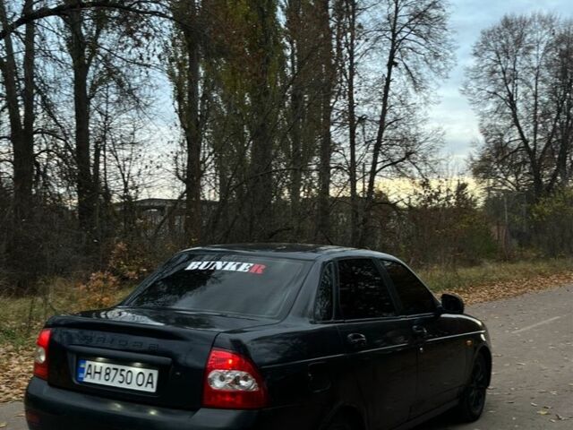 Черный ВАЗ 2170 Priora, объемом двигателя 1.6 л и пробегом 219 тыс. км за 2100 $, фото 1 на Automoto.ua