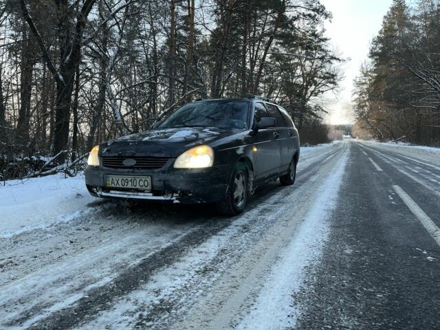 Черный ВАЗ 2170 Priora, объемом двигателя 1.6 л и пробегом 300 тыс. км за 1600 $, фото 1 на Automoto.ua