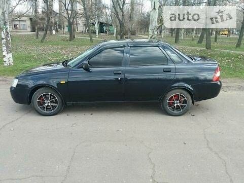 Чорний ВАЗ 2170 Priora, об'ємом двигуна 1.6 л та пробігом 198 тис. км за 4000 $, фото 1 на Automoto.ua