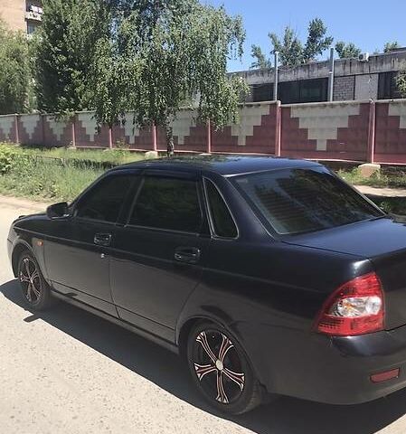 Черный ВАЗ 2170 Priora, объемом двигателя 1.6 л и пробегом 150 тыс. км за 3500 $, фото 1 на Automoto.ua