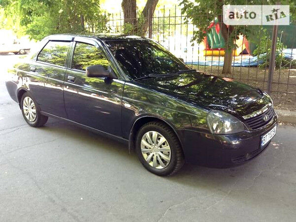 Чорний ВАЗ 2170 Priora, об'ємом двигуна 1.6 л та пробігом 114 тис. км за 3900 $, фото 1 на Automoto.ua