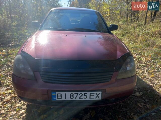 Красный ВАЗ 2170 Priora, объемом двигателя 1.6 л и пробегом 299 тыс. км за 1800 $, фото 1 на Automoto.ua