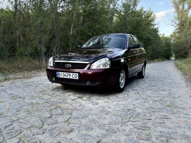 Червоний ВАЗ 2170 Priora, об'ємом двигуна 1.6 л та пробігом 205 тис. км за 1702 $, фото 1 на Automoto.ua
