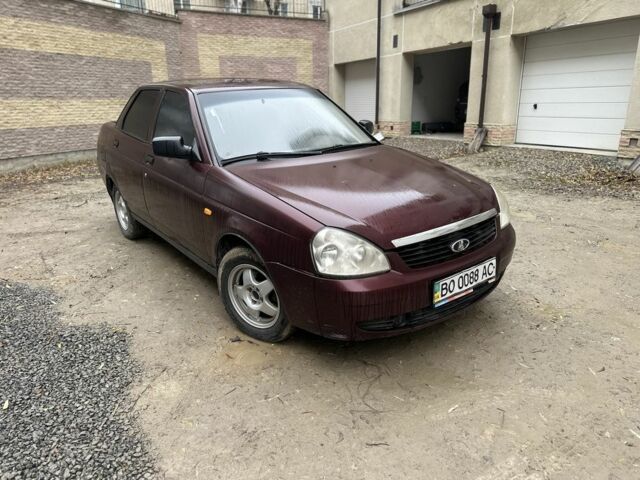 Красный ВАЗ 2170 Priora, объемом двигателя 1.6 л и пробегом 178 тыс. км за 1200 $, фото 1 на Automoto.ua