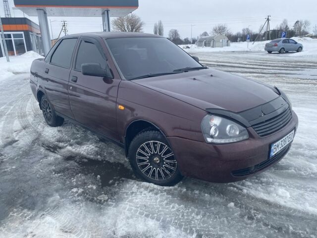 Красный ВАЗ 2170 Priora, объемом двигателя 1.6 л и пробегом 240 тыс. км за 2399 $, фото 1 на Automoto.ua