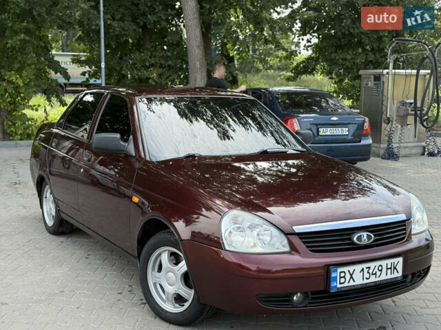 Красный ВАЗ 2170 Priora, объемом двигателя 1.6 л и пробегом 95 тыс. км за 3499 $, фото 1 на Automoto.ua