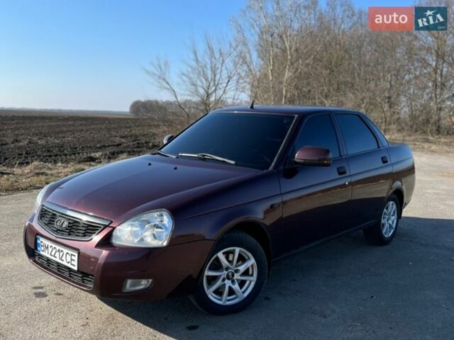 Красный ВАЗ 2170 Priora, объемом двигателя 1.6 л и пробегом 100 тыс. км за 4000 $, фото 1 на Automoto.ua