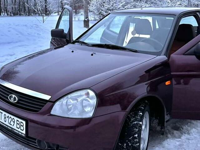 Красный ВАЗ 2170 Priora, объемом двигателя 1.6 л и пробегом 87 тыс. км за 4450 $, фото 1 на Automoto.ua