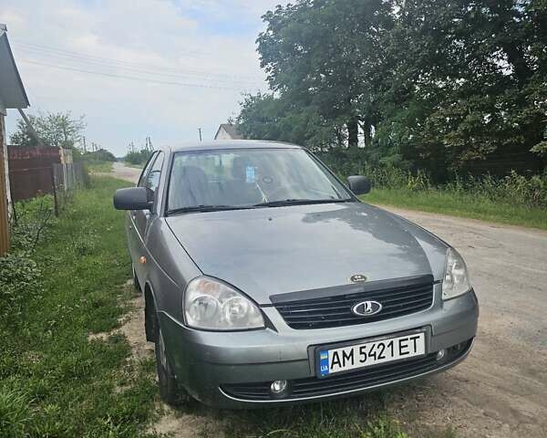 Сірий ВАЗ 2170 Priora, об'ємом двигуна 1.6 л та пробігом 170 тис. км за 2700 $, фото 1 на Automoto.ua