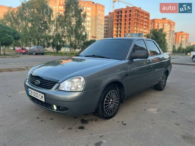 Серый ВАЗ 2170 Priora, объемом двигателя 1.6 л и пробегом 112 тыс. км за 3400 $, фото 1 на Automoto.ua