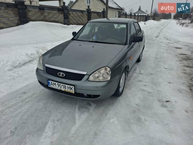 Сірий ВАЗ 2170 Priora, об'ємом двигуна 1.6 л та пробігом 196 тис. км за 2600 $, фото 1 на Automoto.ua