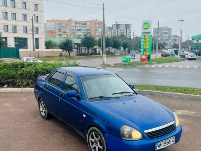 Синий ВАЗ 2170 Priora, объемом двигателя 1.6 л и пробегом 340 тыс. км за 1400 $, фото 1 на Automoto.ua