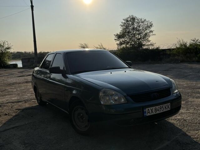 Зеленый ВАЗ 2170 Priora, объемом двигателя 1.6 л и пробегом 210 тыс. км за 1500 $, фото 1 на Automoto.ua