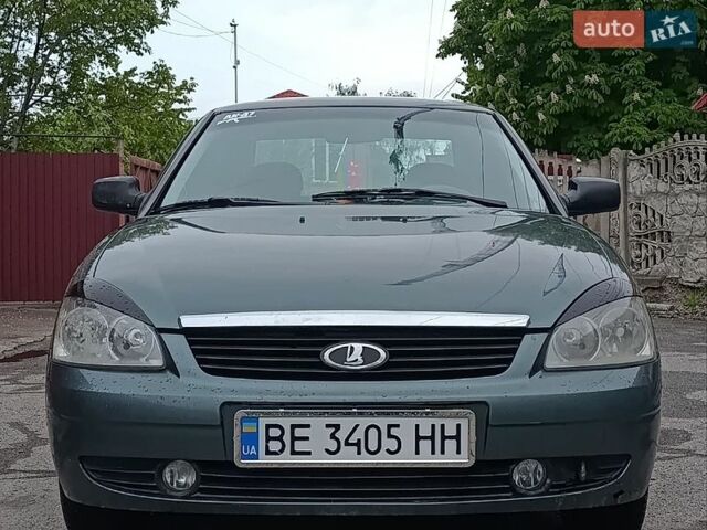 Зеленый ВАЗ 2170 Priora, объемом двигателя 1.6 л и пробегом 272 тыс. км за 2250 $, фото 1 на Automoto.ua