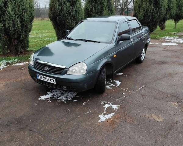 Зеленый ВАЗ 2170 Priora, объемом двигателя 1.6 л и пробегом 222 тыс. км за 2150 $, фото 1 на Automoto.ua