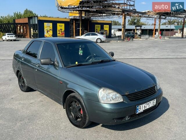 Зеленый ВАЗ 2170 Priora, объемом двигателя 1.6 л и пробегом 155 тыс. км за 2800 $, фото 1 на Automoto.ua
