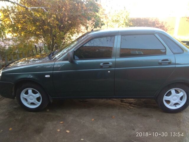 Зеленый ВАЗ 2170 Priora, объемом двигателя 1.6 л и пробегом 95 тыс. км за 5500 $, фото 1 на Automoto.ua