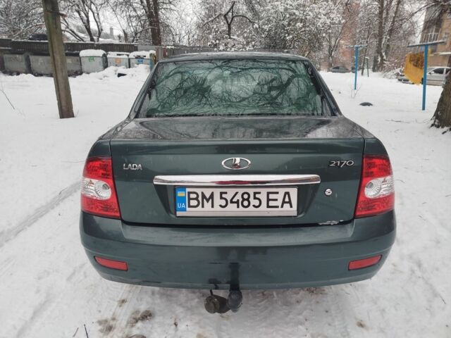 Зеленый ВАЗ 2170 Priora, объемом двигателя 1.6 л и пробегом 179 тыс. км за 2850 $, фото 1 на Automoto.ua