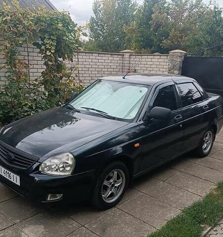 Зеленый ВАЗ 2170 Priora, объемом двигателя 1.6 л и пробегом 145 тыс. км за 3400 $, фото 1 на Automoto.ua