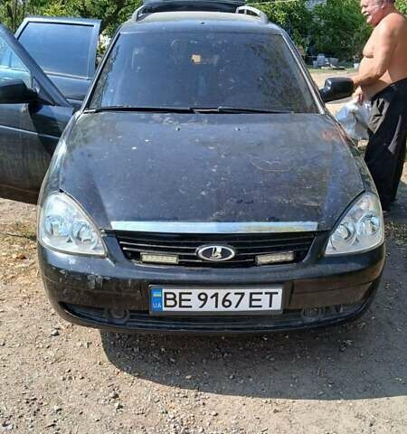 Черный ВАЗ 2171 Priora, объемом двигателя 1.6 л и пробегом 227 тыс. км за 3000 $, фото 1 на Automoto.ua