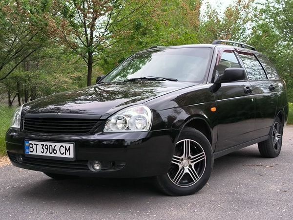 Черный ВАЗ 2171 Priora, объемом двигателя 1.6 л и пробегом 136 тыс. км за 3300 $, фото 1 на Automoto.ua