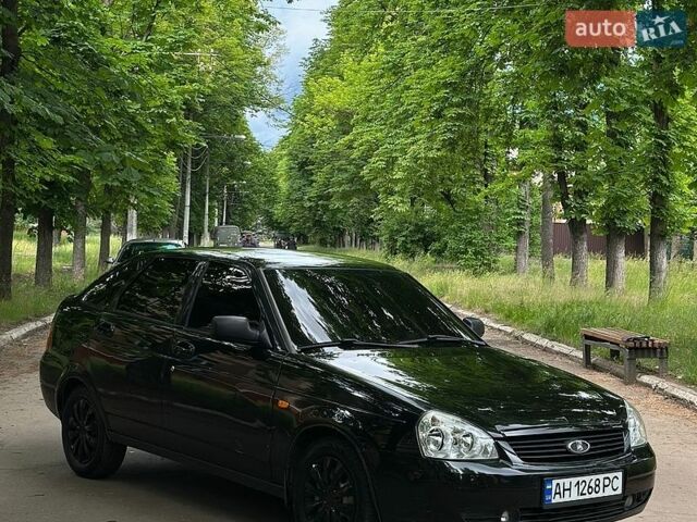 Черный ВАЗ 2172 Priora, объемом двигателя 1.6 л и пробегом 147 тыс. км за 2600 $, фото 1 на Automoto.ua