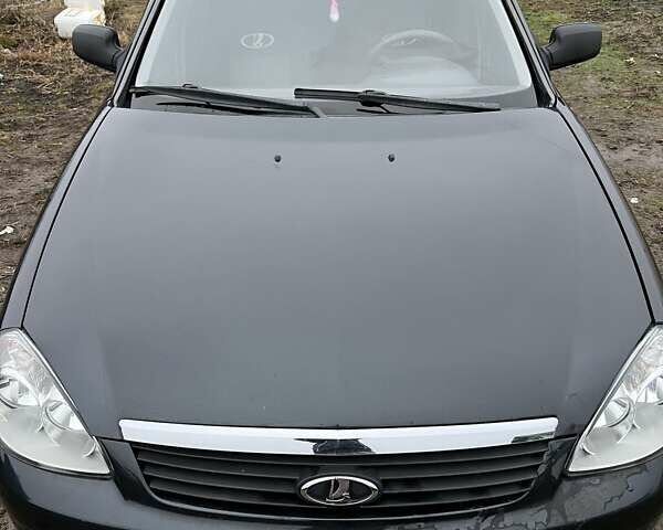 Черный ВАЗ 2172 Priora, объемом двигателя 1.6 л и пробегом 173 тыс. км за 2200 $, фото 1 на Automoto.ua
