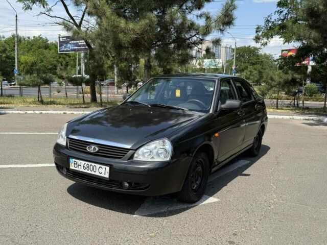 Черный ВАЗ 2172 Priora, объемом двигателя 1.6 л и пробегом 200 тыс. км за 1400 $, фото 1 на Automoto.ua