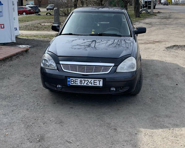 Черный ВАЗ 2172 Priora, объемом двигателя 1.6 л и пробегом 207 тыс. км за 3000 $, фото 1 на Automoto.ua